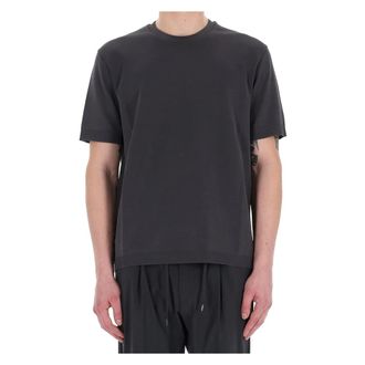 Herno Heren, Tops, Grijs, Maat: S Katoen