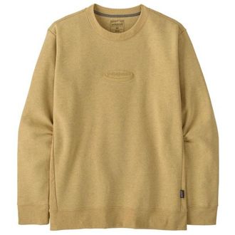 Patagonia 95 Oval Logo Uprisal Crew Sweatshirt Pullover f&uuml;r Herren | beige