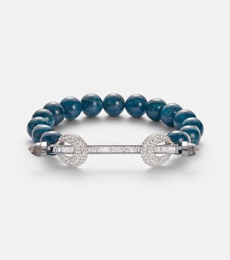 Ananya Bracciale Chakra in oro bianco 18kt con pietre preziose