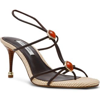 Steve Madden Ramos Slingback Sandal in Brown Multi at Nordstrom, Size 7.5