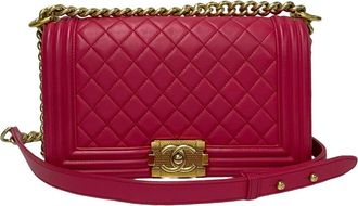 Chanel Leather Pochette Shoulder Bag (Pre-Owned)