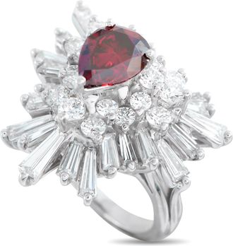 Luxury Bazaar Platinum 5.30ct Diamond Ring MF17-051326