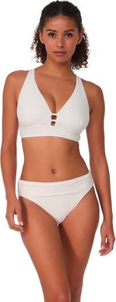 Sunsets Natalie Bikini Swimsuit Top - D Cup in White Lily at Nordstrom, Size 34