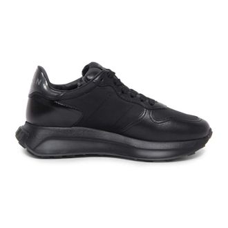 Hogan Stijlvolle Italiaanse Schoenen met Memory Foam - Dames - Sneakers - Zwart - 37 EU - Leer - Schoenen
