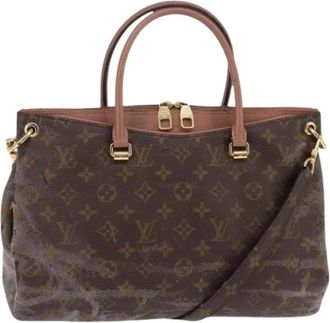 Louis Vuitton Pre-owned Vintage Canvas Handtas - Dames - Vintage Handtas - Bruin - ONE Size - Vintage