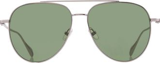 Ferragamo Ferragamo Green Pilot Mens Sunglasses SF308S 044 61