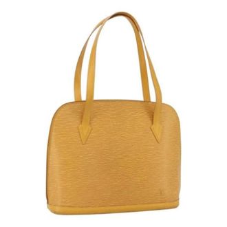 Louis Vuitton Pre-owned Shoulder Bags, female, Yellow, Size: ONE SIZE Pre-owned Vintage Shoulder Bag