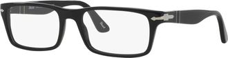 Persol Zwarte Brillenmonturen PO 3050V - unisex - Brillen - Zwart - 55 MM - Accessoires