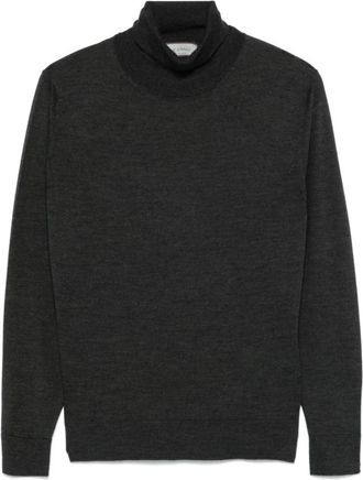 Canali Mock Turtleneck - Heren - Coltruien - Grijs - 2XL - Wol - Truien & Vesten