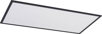 Lindby Led Panel nelios En Negro De Aluminio - Lindby