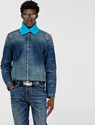 Diesel Jeans - - Denim Jackets - Man - Blue