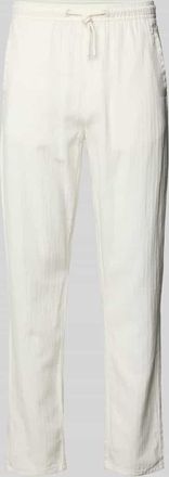 Blend Hose aus Leinen-Baumwoll-Mix Modell MARCO in Offwhite, Gr&ouml;&szlig;e 3XL