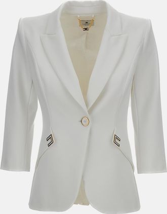 Elisabetta Franchi Giacca Con Dettagli Logo