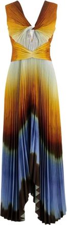Altuzarra Gradient Shibori Maxi Jurk - Dames - Maxi kleedjes - Veelkleurig - M - Polyester - Kleedjes