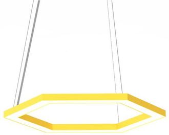 Lumicom Esagono L&aacute;mpara De Techo &Oslash;40 Monocolor Mate