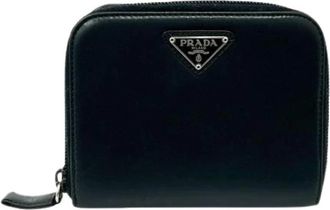 Prada Pre-owned Wallets, female, Black, Size: ONE SIZE Pre-owned Small Wallet