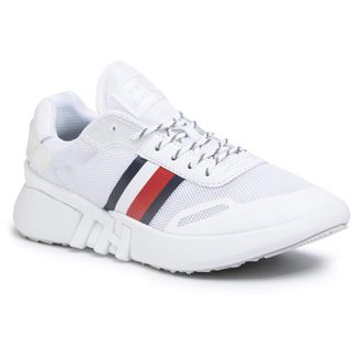 Tommy Hilfiger FW0FW04700 Womens Low-Top Sneakers, White (White Ybs), 5 UK