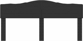 vidaXL Cabecero Roble Negro 200 Cm Madera Contrachapada Vidaxl