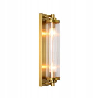 OEM Applique Lorenzo Oro 2xe14 Vetro Metallo Light Prestige