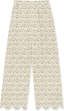 MC2 Saint Barth Inez Broeken - Dames - Wijde Broeken - Beige - S - Broeken