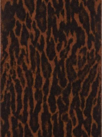Ganni leopard-print wool scarf