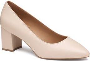 Johnston & Murphy Vicki Block Heel Pump in Blush Glove at Nordstrom Rack, Size 8.5