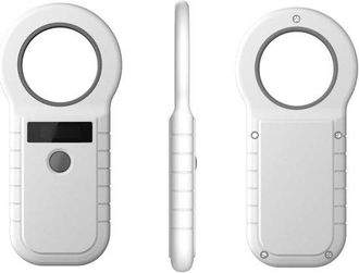 OEM Lettore Di Chip Per Animali Domestici, Cani/gatti/animali Da Fattoria, 134,2 Khz/125 Khz Con Display Oled, Bianco