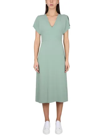 HUGO BOSS V Neck Dress