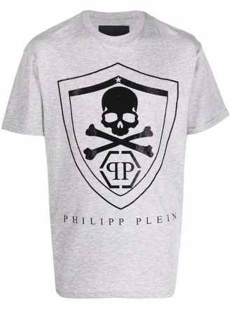 Philipp Plein T-shirt con stampa - Grigio