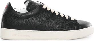 Kiton Sneakers - Heren - Sneakers - Blauw - 40 EU - Leer - Schoenen