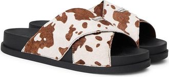 Tommy Jeans Muiltjes Comfort Calf Hair