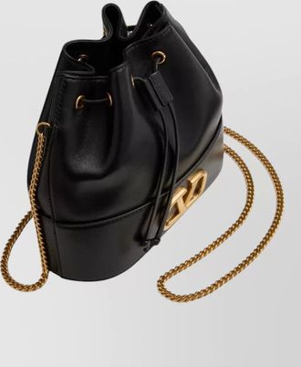 Valentino Garavani vlogo signature mini leather bucket bag