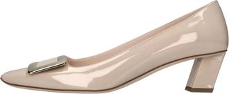 Roger Vivier Belle Vivier Pumps - Dames - Pumps - Beige - 41 EU - Leer - Schoenen
