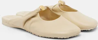 Loewe Pebble Soft leather mules