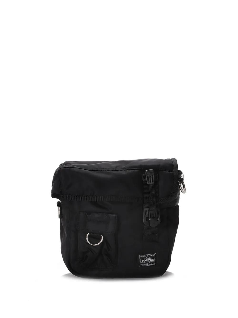 【COMME des GARCONS】Logo Print Crossbody Bag Black Cordura Logo Crossbody Bag by Comme des Garçons Homme
