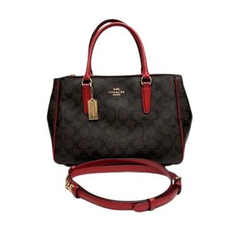 Coach Pre-owned Handbags, female, Brown, Size: ONE SIZE Pre-owned Signature PVC Leather Handbag