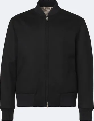 Lardini Virgin wool bomber jacket