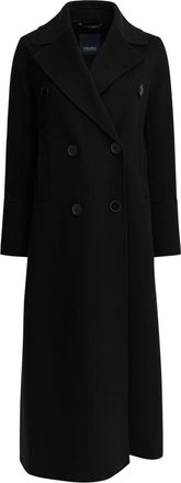 Max Mara Lange jas van scheerwol