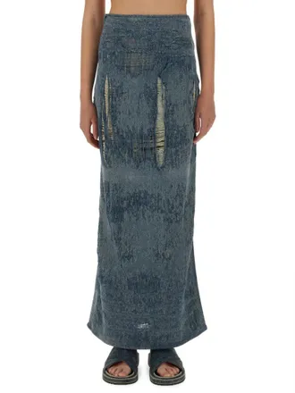 Diesel De-Megan-Fsg Long Skirt