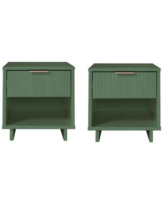 Manhattan Comfort Granville Modern Solid Wood Nightstand