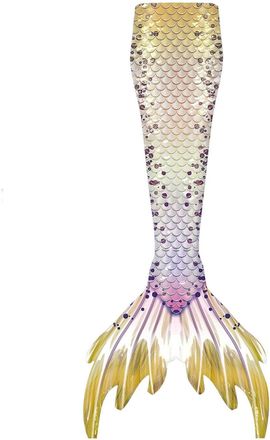 Generic 2025 Fashion New Tail Adult Womens Swimsuit Two Piece Swimsuit for Women with Shorts Gold