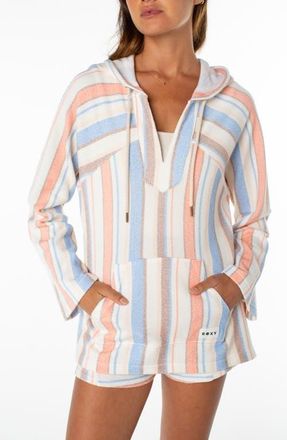 Roxy Wild & Free Stripe Shorts in Dew at Nordstrom, Size Xx-Large
