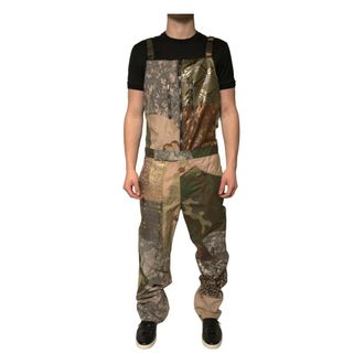 Dolce & Gabbana Patchwork Camouflage Overall Pants - Heren - Jumpsuits - Veelkleurig - XL - Katoen - Jumpsuits & Playsuits