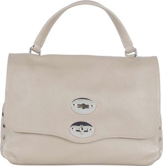 Zanellato Postina Daily Small - Dames - Handtassen - Grijs - ONE Size - Leer - Tassen