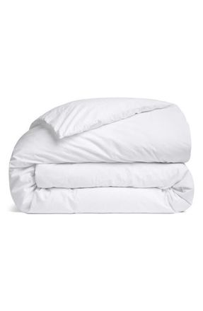 Parachute Brushed Cotton Duvet Cover in White at Nordstrom, Size King/california King