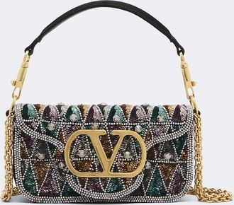 Valentino Garavani Loco Small embellished shoulder bag