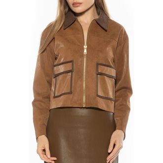 Alexia Admor Sorell Utility Jacket in Camel at Nordstrom Rack, Size Medium