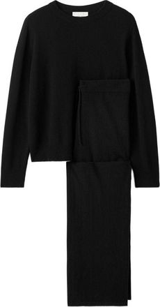 Soft Goat Conjunto De Pantal&oacute;n Y Jersey De Cashmere De Cabra Suave