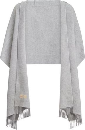 Brunello Cucinelli Knit scarf with hood in Light Grey at Nordstrom