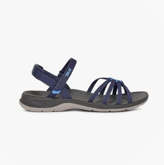 Teva Tirratraveler Womens Cross Strap Sandals Crown Blue - Medium Blue - Size UK 5